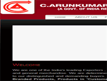 Tablet Screenshot of carunkumar.com